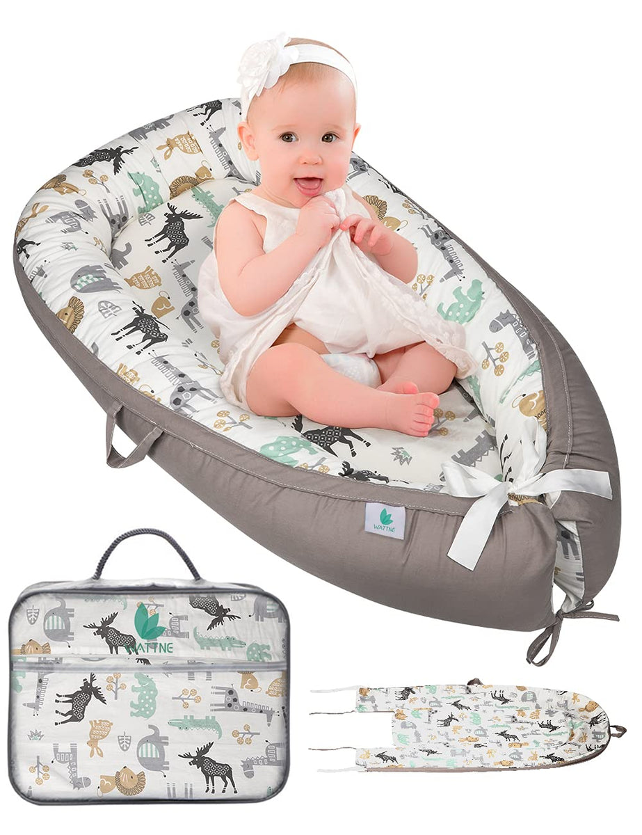 Baby Lounger Baby nest Ultra Safe Feeling to Cuddle Newborn Protect In Shop Wattne