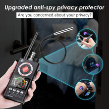 Load image into Gallery viewer, Wattne Anti Spy Detector, Bug Detector, KORKUAN RF Detector, Hidden Camera Detectors, Camera Finder for Wireless Audio Bug Camera Detector Finder, Upgraded Version
