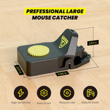 Load image into Gallery viewer, Wattne Rat Traps Outdoors Mouse Trap Indoor That Work Pest Control 6 Large Reusable Mice Trap for The House(2021 Upgrade)
