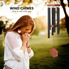 Load image into Gallery viewer, Manss Wind Chimes Outdoor Clearance Deep Tone, 32&quot; Thick Aluminum Tube Fixed Tone Wind Chime with Writable Pendant for Outdoor Gardens, Balconies, Corridors and Room Windows
